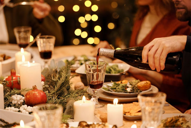 Festive meal at the Hilton Brighton Metropole
